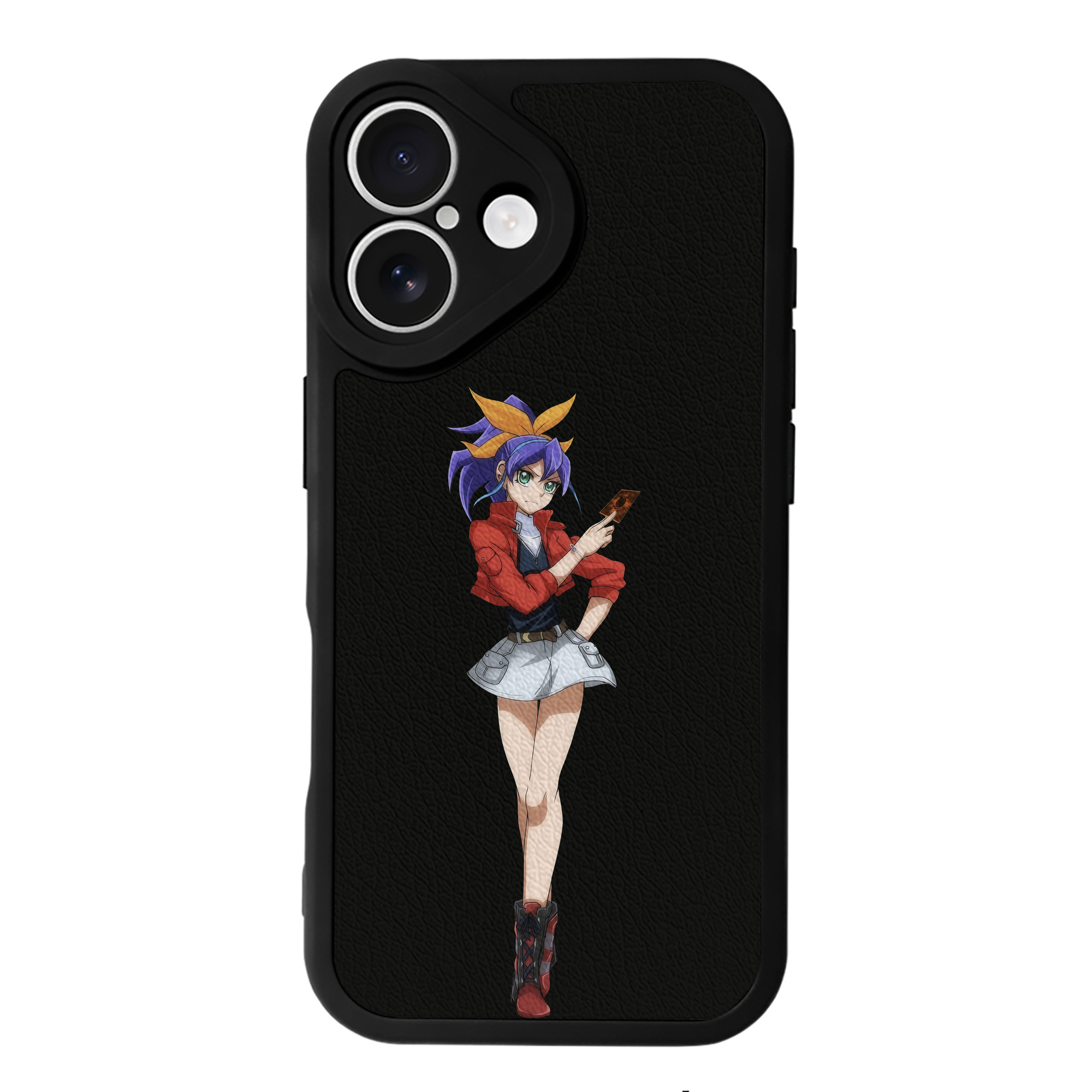 遊☆戯☆王 Yu-Gi-Oh! 【iPhone 16シリーズ対応】シリコンスマホケース（レザー調） 材質：シリコン